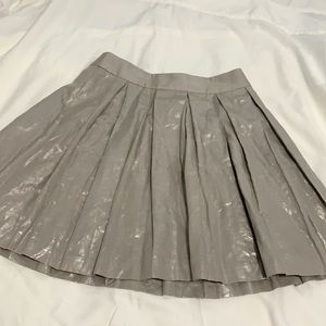 Metallic skirt